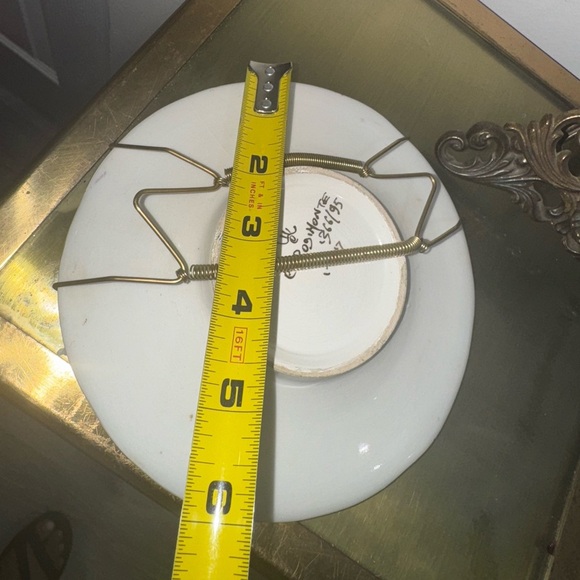 Vintage Italian Art Pottery Capodimonte Ashtray, Italy Mid-Century Cherub - Picture 6 of 6